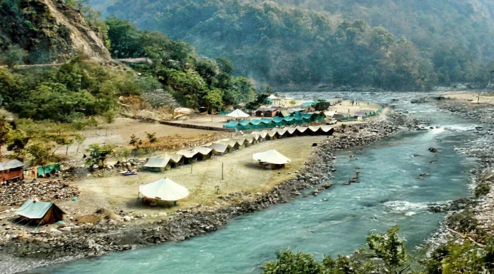 Riverside Camping in Rishikesh