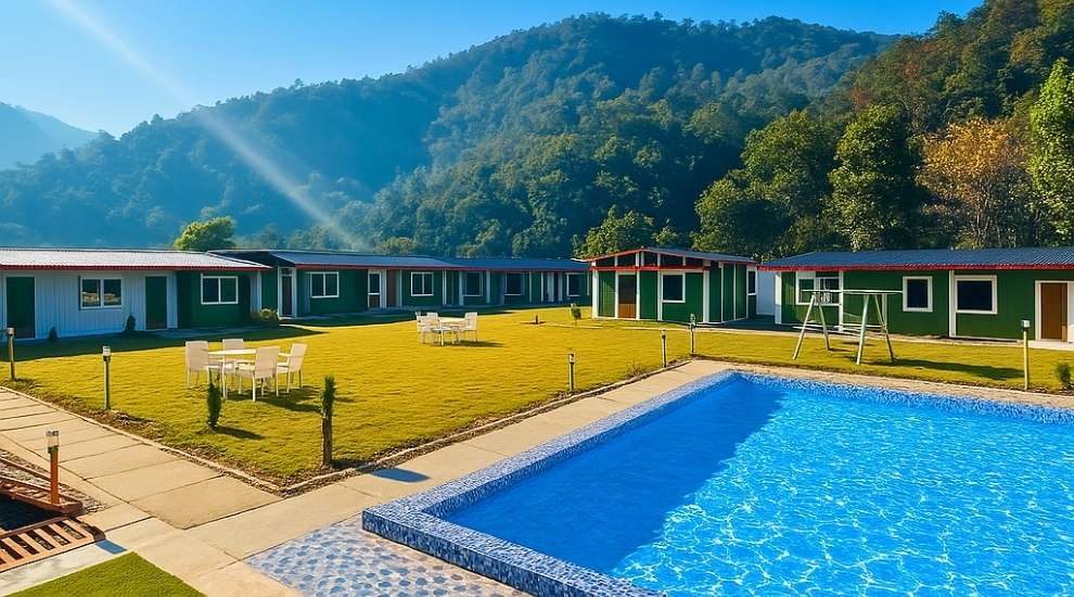 The Neelkanth Resort - Swimming Pool View