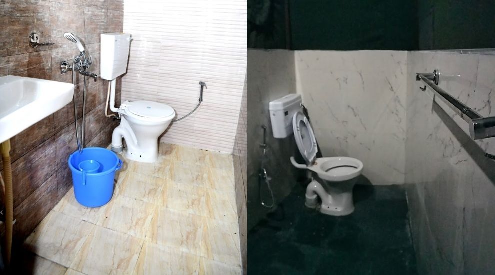 Attached Washroom with Camp at Shivpuri heights