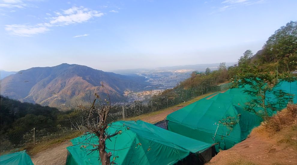 Camping at Kyarki with best panoramic view of Rishikesh city