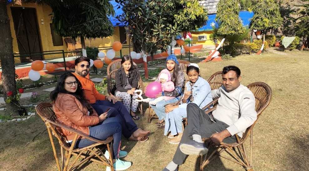 Camping in rishikesh with Family