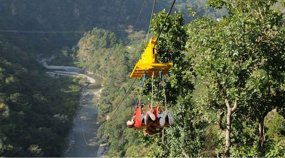 Flying Fox in Rishikesh