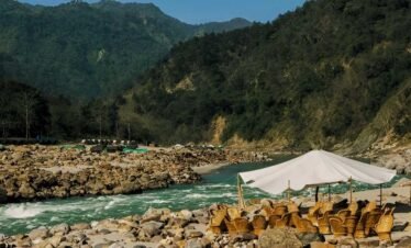 Ganga Riverside beach Camping