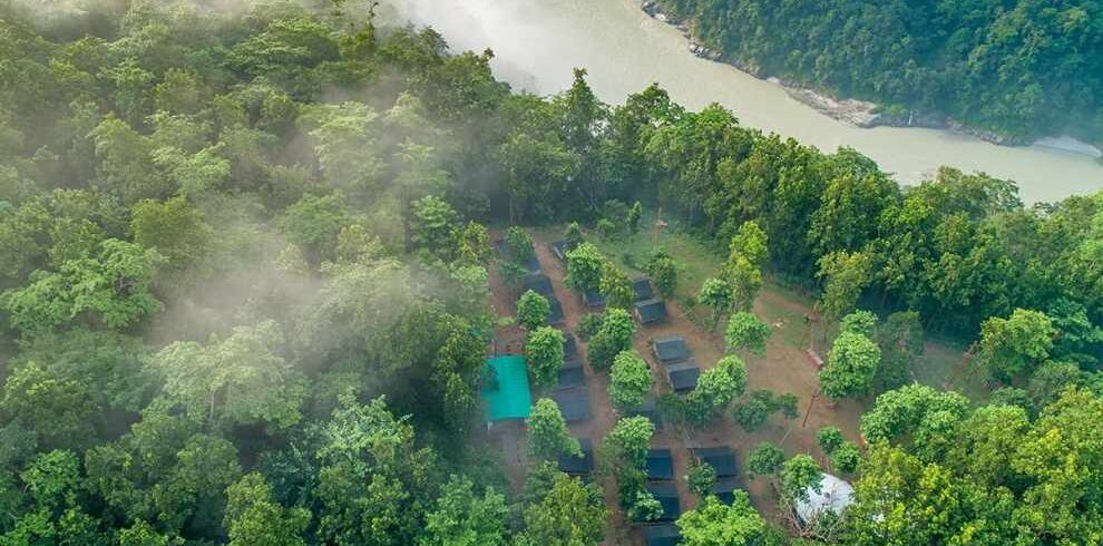 Jungle Camping with Ganga Panoramic View in Rishikesh