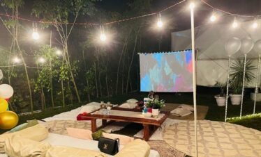 Outdoor movie Theater at nature vault shivpuri