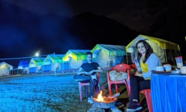 Rishikesh Camping with Bonfire at Riverstone