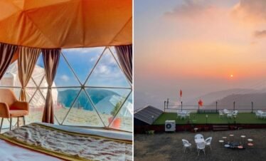 Room & Rishikesh view from Dome site