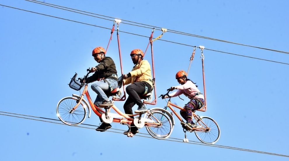 Rope or Sky Cycling rishikesh